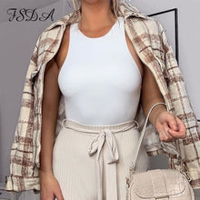 Load image into Gallery viewer, FSDA O Neck Summer Sleeveless Sexy Bodysuit Women 2020 Off Shoulder Body Tops Streetwear Casual White Bodysuits