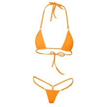 Load image into Gallery viewer, 2020 NEW Sexy Women Micro Thong Underwear G-String Bra micro bikini Brazilian Bikini Set Swimwear Sleepwear