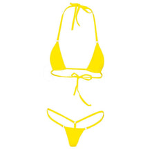 Load image into Gallery viewer, 2020 NEW Sexy Women Micro Thong Underwear G-String Bra micro bikini Brazilian Bikini Set Swimwear Sleepwear