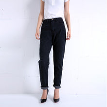 Load image into Gallery viewer, 2020 Harem Pants Vintage High Waist Jeans Woman Boyfriends Women's Jeans Full Length Mom Jeans Cowboy Denim Pants Vaqueros Mujer